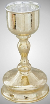Потир-чаша 0.25 с вкладышем(нерж. сталь) золочение