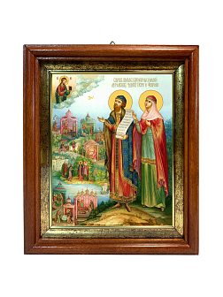 Образ святых Петра и Февронии Муромских, благоверных князя и княгини, чудотворцев, 09084