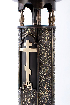 Подсвечник №8 на 27 свечей патинирование