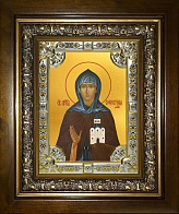 Икона ЕВФРОСИНИЯ (Евдокия) Московская, Преподобная (СЕРЕБРЯНАЯ РИЗА, КИОТ)