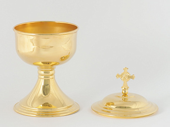 Чаша для святых частиц средняя золочение