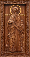 Икона АНАСТАСИЯ Узорешительница, Великомученица (РЕЗНАЯ)