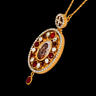 Панагия №126 / золочение / серебро (УИН)