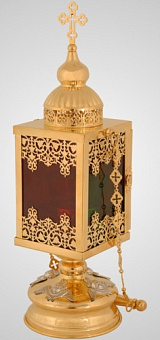 Фонарь пасхальный малый для переноса огня золочение Фонарь пасхальный малый для переноса огня золочение