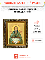 Образ святого Стилиана Пафлагонского, преподобного, 09С9 Образ святого Стилиана Пафлагонского, преподобного, 09С9