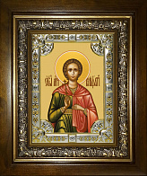 Икона освященная Вонифатий мученик в деревянном киоте