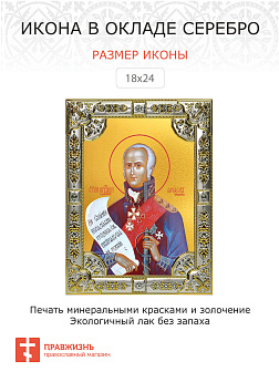 Икона ФЕОДОР (Ушаков) Воин, Праведный