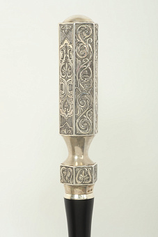 Посох №28 неразборный серебро гравировка (УИН)