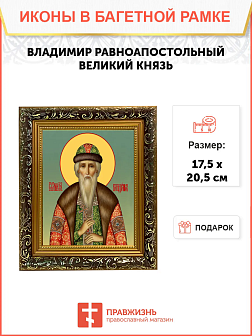 Образ святого Владимира, равноапостольного князя, 09021