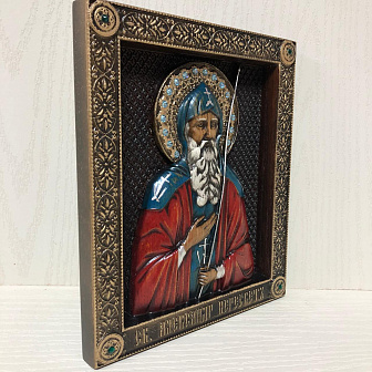 Икона Александр Пересвет преподобный воин