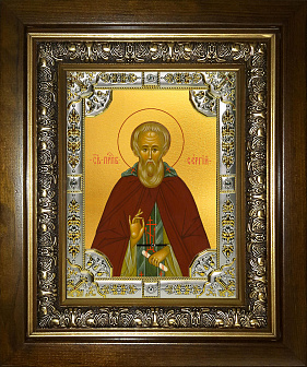 Икона Сергий Радонежский преподобный