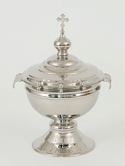 Чаша водосвятная большая никелирование