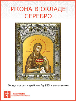 Икона Иоанн Предтеча Креститель Господень