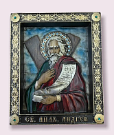 Икона Святой Андрей, Апостол, резная из дерева