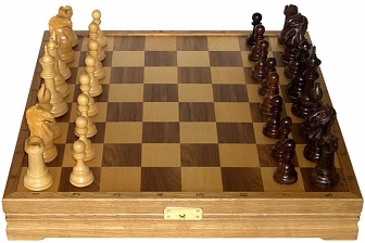 Шахматы классические большие деревянные утяжеленные (высота короля 4,00")