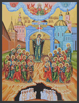 Икона Пресвятой Богородицы Непроходимая дверь Икона Пресвятой Богородицы Непроходимая дверь