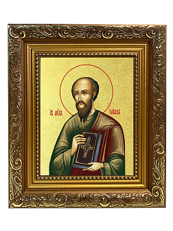Икона "Павел", св. апостол, с золочением поталью, 09077-УЛ Икона "Павел", св. апостол, с золочением поталью, 09077-УЛ