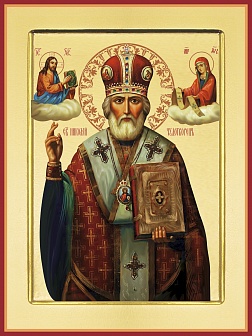 Икона Святитель Николай Мирликийский, чудотворец
