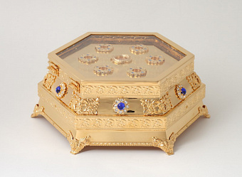 Ковчег-киот №6 золочение камни Ковчег-киот №6 золочение камни