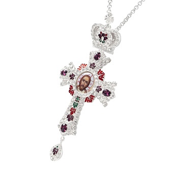 Крест наперсный №164 / золочение / серебро эмаль (УИН)