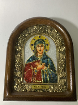 Икона именная Раиса Ираида Александрийская Мученица 123 17 см Литография A-0060-1_YAP