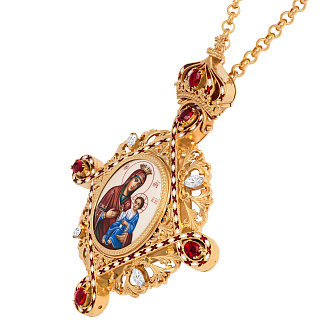 Панагия №80 эмаль / золочение