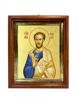 Икона "Фаддей", св. апостол из семидесяти, с золочением поталью, 09Ф3-УЛ
