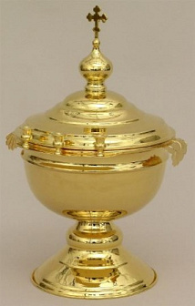 Чаша водосвятная большая золочение
