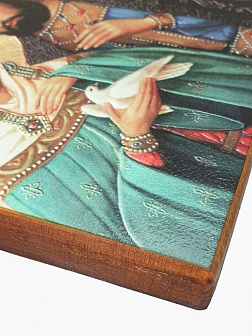 Икона под старину Петр и Февронья