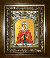 Икона освященная Кристина (Христина) мученица, в деревянном киоте