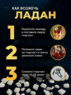 Ладан набор "Монастыри Афона": 7 ароматов