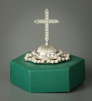 Крест на митру №17 / серебрение