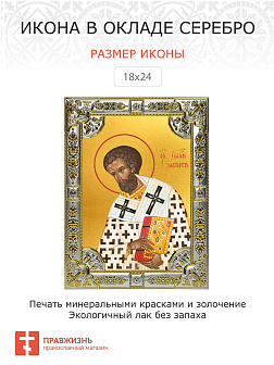 Икона Иоанн Златоуст, архиепископ Константинопольский святитель