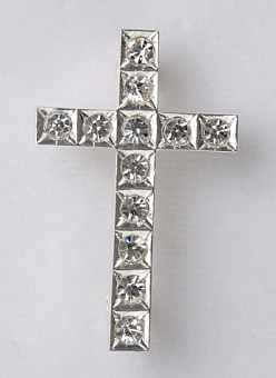 Крест на клобук / серебрение