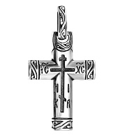 Крестик нательный «Поклонный», серебро 925 пробы