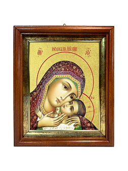 Икона Божией Матери "Корсунская" с золочением поталью, 03038-УЛ