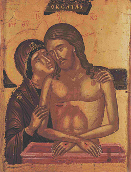 Икона Не Рыдай Мене, Мати (Оплакивание Христа)