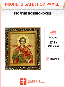 Образ святого Георгия Победоносца, великомученика, воина, 09Г1 Образ святого Георгия Победоносца, великомученика, воина, 09Г1