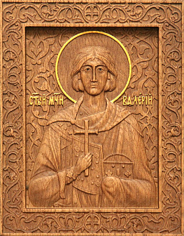 Икона резная Валерий Икона резная Валерий