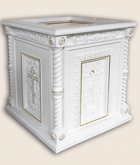 Облачение престола №4 1.0х1.0 (комплект 4) белый