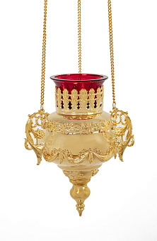 Лампада подвесная №35 золочение