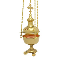 Кадило круглое большое латунь