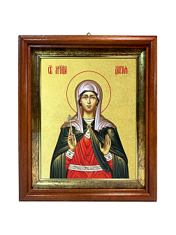 Икона "Дария Римская", св. мц., с золочением поталью, 10Д2-УЛ Икона "Дария Римская", св. мц., с золочением поталью, 10Д2-УЛ