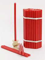 Свечи станочные КРАСНЫЕ № 25 (пачка 1кг)