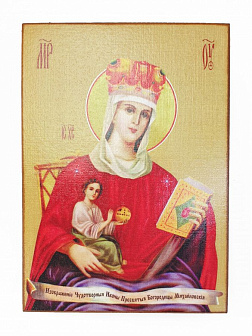 Икона под старину Михайловская Божией Матери