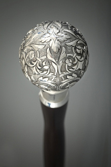 Посох №2 неразборный серебро чеканка (УИН)