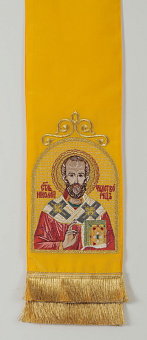 Закладка в Евангелие шелк №1 икона вышивка автомат