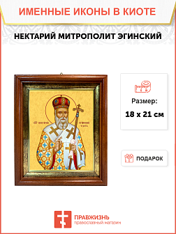 Образ святого Нектария (Кефаласа), митрополита Эгинского и Пентапольского, 09Н7