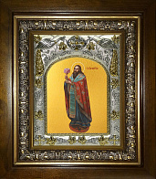 Икона ВАСИЛИЙ Великий, Архиепископ Кесарийский (Каппадокийский), Святитель (СЕРЕБРЯНАЯ РИЗА, КИОТ)