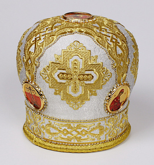 Митра №049 глазет вышивка а/м фоторамки стр.дор. в футляре